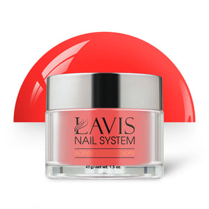 Lavis Acrylic Powder - 198 Red Coral - Orange Colors