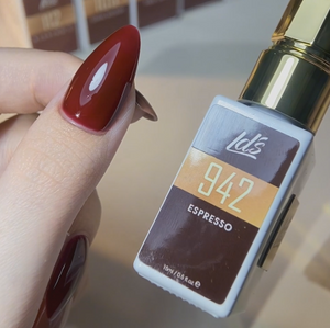 LDS Color Craze Gel Nail Polish - 942 Espresso - 0.5oz