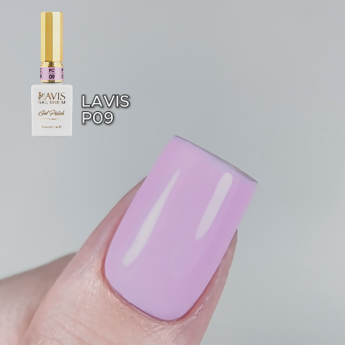 LAVIS P09 - Gel Polish 0.5 oz - Pink Collection