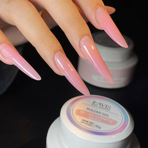 LAVIS 10 Strawberry Gloss - Builder Gel In The Jar 30ml