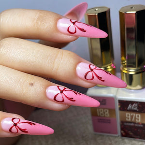 LDS Color Craze Gel Nail Polish - 188 Awesome Blossom - 0.5oz