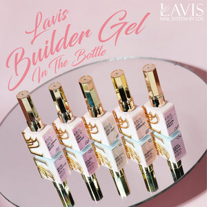 LAVIS Builder Gel In The Bottle - B05 Blushing Bride - Gel Polish 15ml