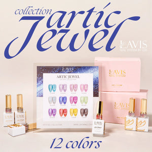 LAVIS Cat Eyes CE12 - 09 - Gel Polish 0.5 oz -  Artic Jewel Collection