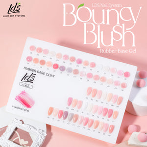 LDS Rubber Base Gel - RB-23 - GEL POLISH 0.5 OZ - Bouncy Blush Collection