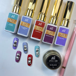 LDS Color Craze Gel Nail Polish - 760 Snuggle Sesh - 0.5oz