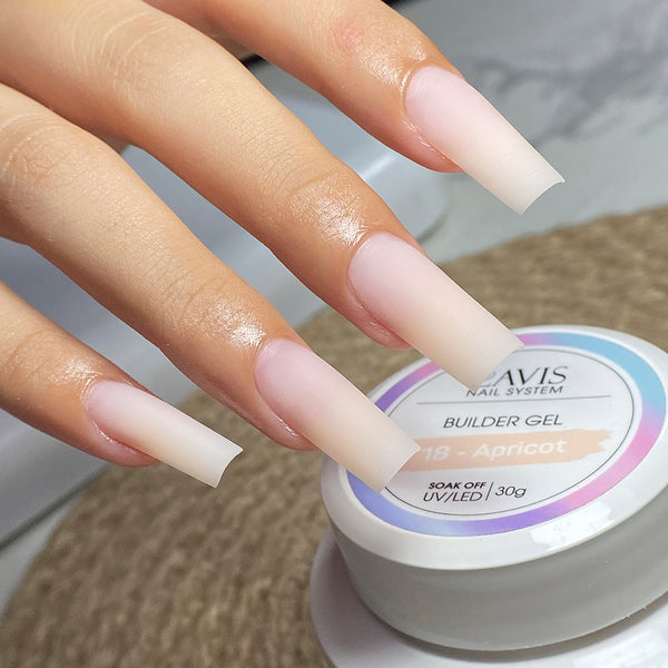 LAVIS 18 Apricot - Builder Gel In The Jar 30ml