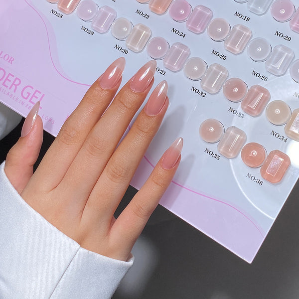 LAVIS Builder Gel In The Bottle (ver 2) - 28 Sunset Rose - Gel Polish 0.5oz