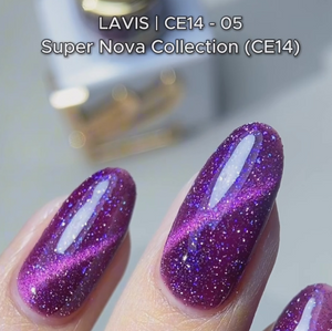 LAVIS 9D Cat Eyes CE14 - 05 (Ver1) - Gel Polish 0.5 oz - Super Nova Collection