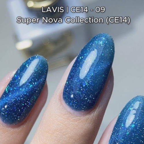 LAVIS 9D Cat Eyes CE14 - 09 (Ver1) - Gel Polish 0.5 oz - Super Nova Collection