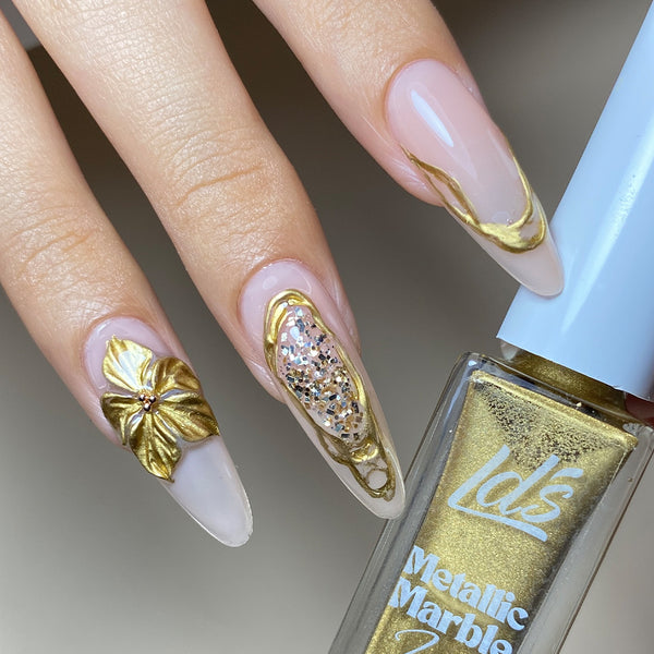 LDS Metallic Marble Ink