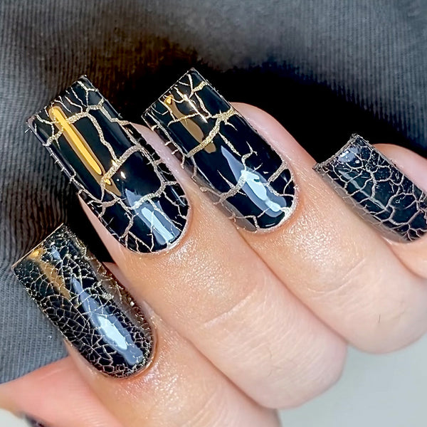 LAVIS Silver Crack Gel Base - 0.5 oz