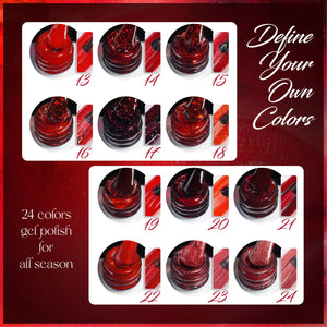 LAVIS C02 (Ver2) - 03 - Gel Polish 0.5 oz - Scarlet Bloom Collection
