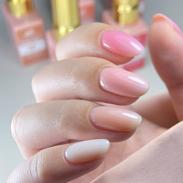LDS Rubber Base Gel - RB-25 (Ver 2) - GEL POLISH 0.5 OZ - Bouncy Blush Collection