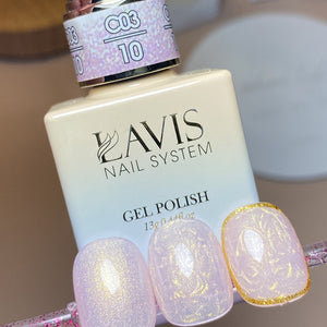LAVIS C03 - 10 - Gel Polish 0.5 oz - Pretty in Pearl Collection