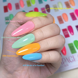 LDS Color Craze Gel Nail Polish - 309 Sweet Peony - 0.5oz