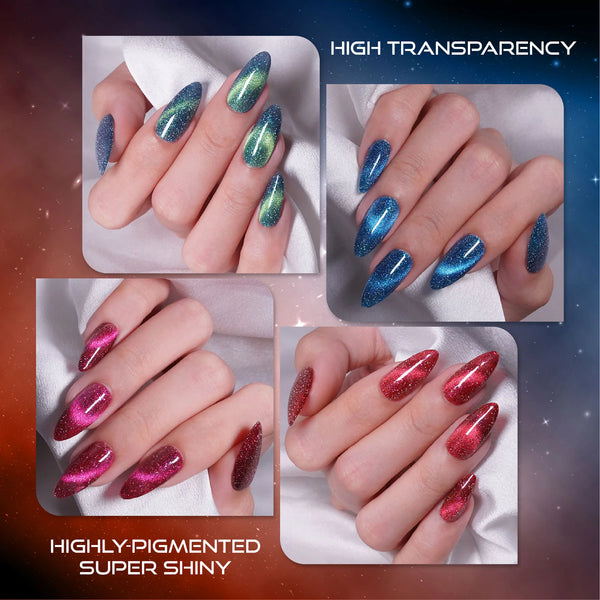 LAVIS Cat Eyes CE14 - 02 (Ver1) - Gel Polish 0.5 oz - Super Nova Collection