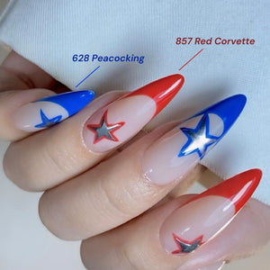 LDS Color Craze Gel Nail Polish - 857 Red Corvette - 0.5oz