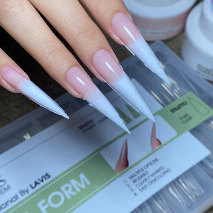 LAVIS - Dual Form Stiletto 15 Sizes Clear