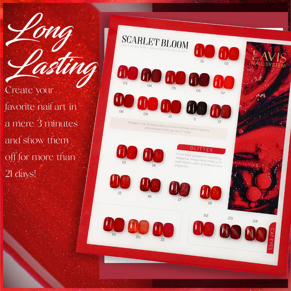 LAVIS C02 (Ver2) - 10 - Gel Polish 0.5 oz - Scarlet Bloom Collection