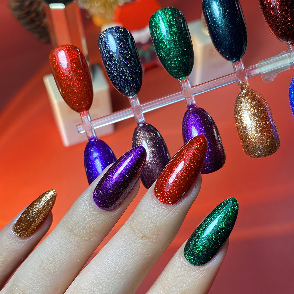 LAVIS Glitter 01 - Gel Polish 0.5 oz - Holiday Stardust Collection