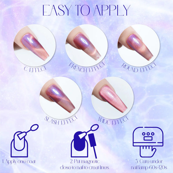 LAVIS Cat Eyes CE6 - 03 (Ver1) - Gel Polish 0.5 oz - Mysterious Land Collection