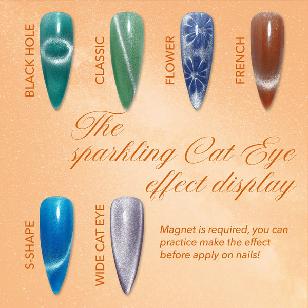 LAVIS Cat Eyes CE10 - 04 (Ver1) - Gel Polish 0.5 oz -  Cotton Candy Collection
