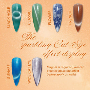 LAVIS Cat Eyes CE10 - 10 (Ver1) - Gel Polish 0.5 oz -  Cotton Candy Collection