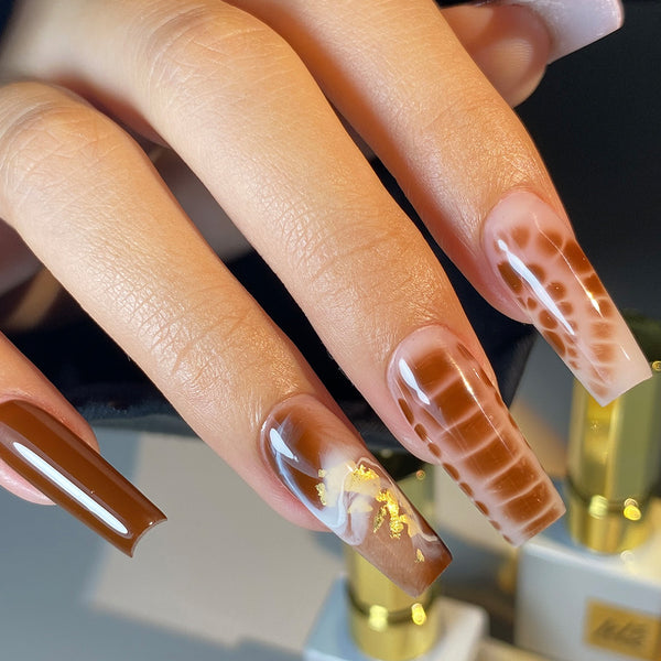 LDS Color Craze Gel Nail Polish - 934 Coffee Bean - 0.5oz