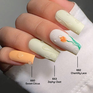 LDS Color Craze Gel Nail Polish - 682 Chantilly Lace - 0.5oz