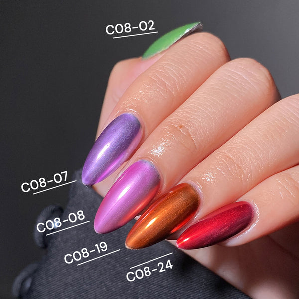 LAVIS C08 - 09 - Gel Polish 0.5 oz - Glass Gala Collection