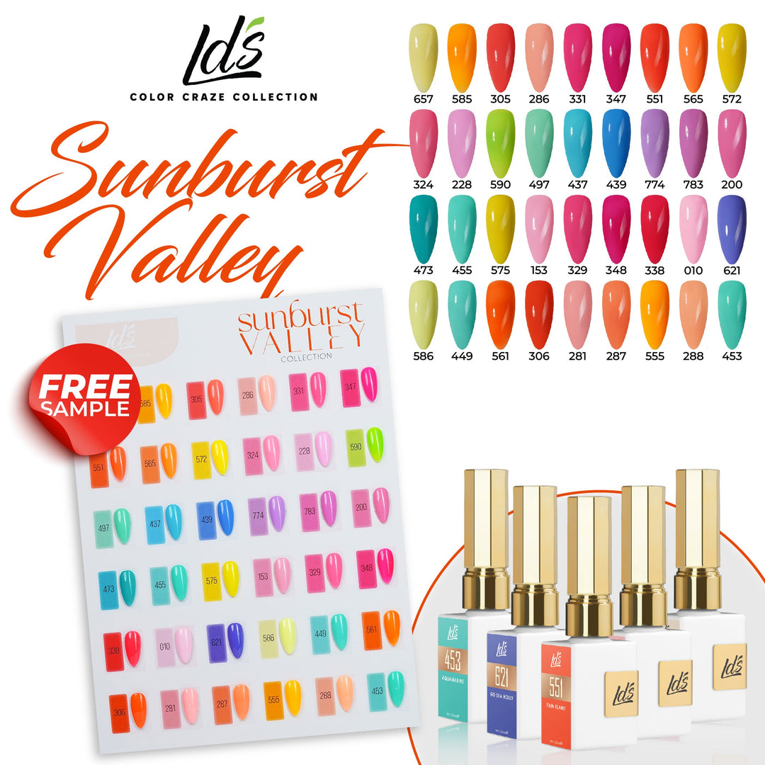 LDS Set 36 Colors - Gel Polish 0.5oz - Sunburst Valley Collection