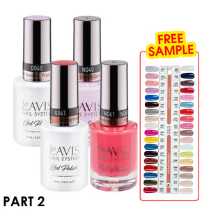 Lavis Gel Polish & Matching Nail Lacquer Duo Part 2: 037-072 (36 Colors)