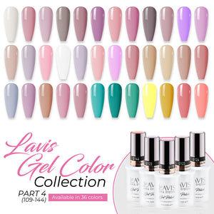 Lavis Gel Polish Part 4 (36 Colors): 109-144