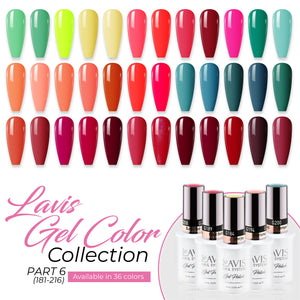 Lavis Gel Polish Part 6 (36 Colors): 181-216