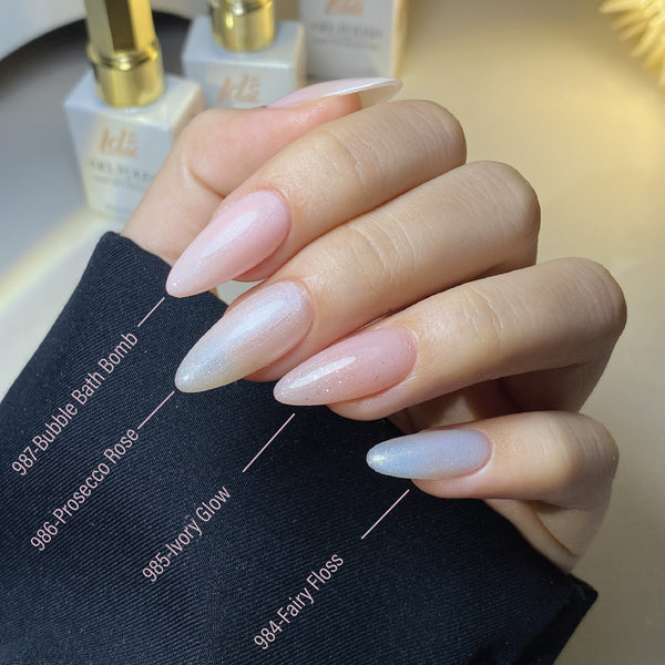 LDS Color Craze Gel Nail Polish - 985 Ivory Glow - 0.5oz