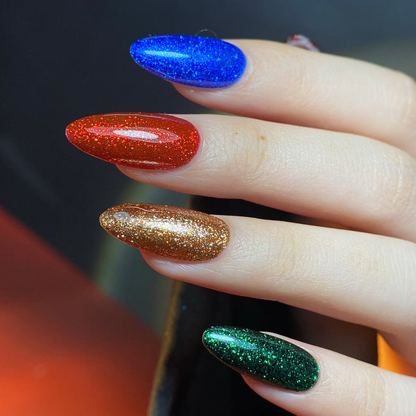 LAVIS Glitter 03 - Gel Polish 0.5 oz - Holiday Stardust Collection