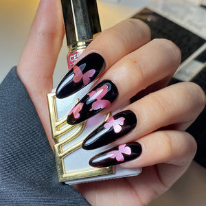 LAVIS Gel Polish Super Black - 0.5 oz