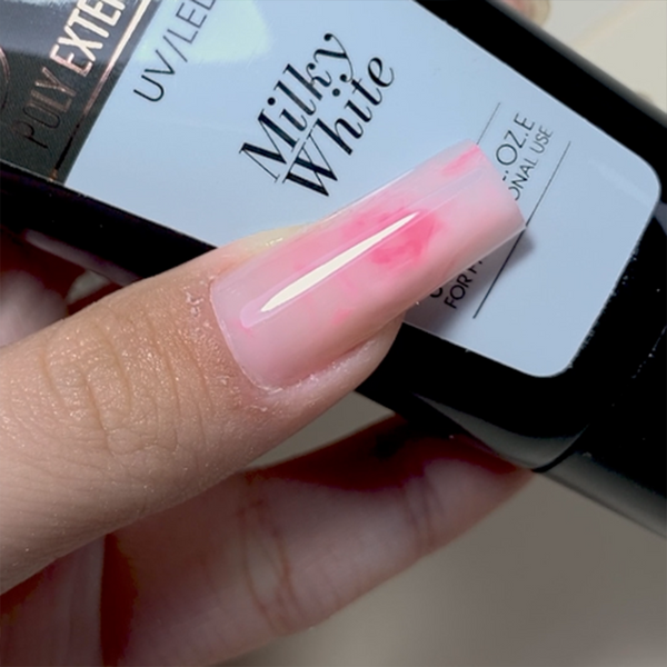 LAVIS Poly Extension Gel (ver 2) - 02 Milky White - UV/LED 60ml