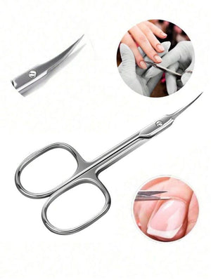 Ultra Fine Nail And Toenail Trimming Cuticle Scissors - Silver