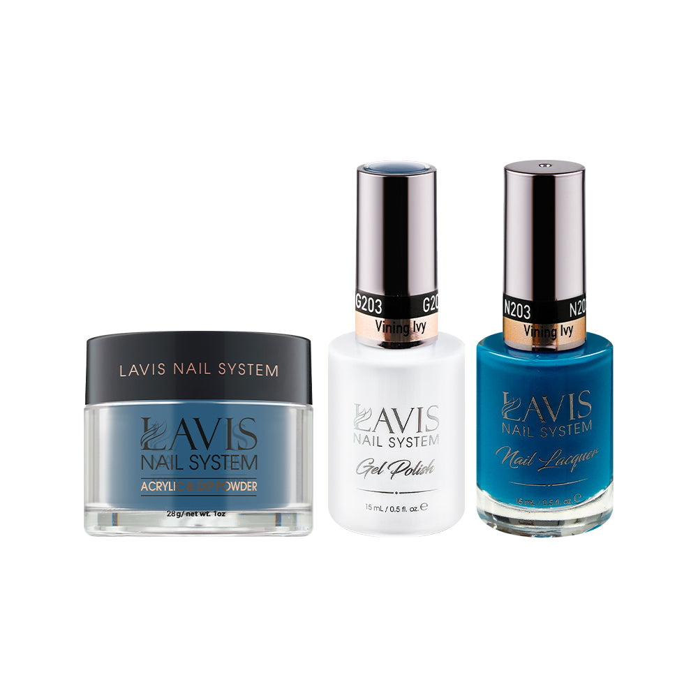 LAVIS 3 in 1 - 203 Vining Ivy - Acrylic & Dip Powder, Gel & Lacquer