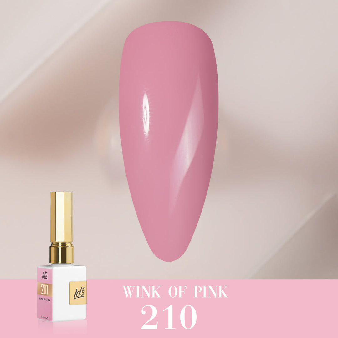 LDS Color Craze Collection - 210 Wink of Pink - Gel Polish 0.5oz