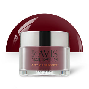 Lavis Acrylic Powder - 212 Luxurious Red - Crimson Colors