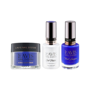 LAVIS 3 in 1 - 217 Endless Sea - Acrylic & Dip Powder, Gel & Lacquer