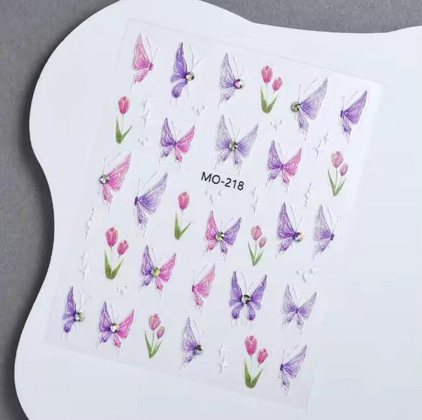 3D Nail Art Stickers MO-218