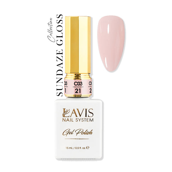 LAVIS C03 - 21 - Gel Polish 0.5 oz - Sundaze Gloss Collection by LAVIS NAILS sold by DTK Nail Supply