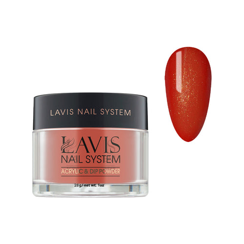 Lavis Acrylic Powder - 222 Gypsy Red - Shimmer Red Colors