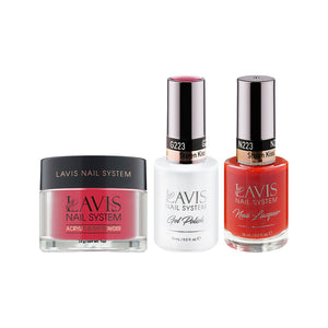 LAVIS 3 in 1 - 223 Stolen Kiss - Acrylic & Dip Powder, Gel & Lacquer