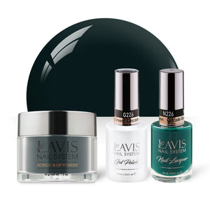 LAVIS 3 in 1 - 226 Cascade Green - Acrylic & Dip Powder, Gel & Lacquer