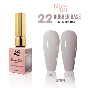 LDS Rubber Base Gel - RB-22 - GEL POLISH 0.5 OZ - Bouncy Blush Collection