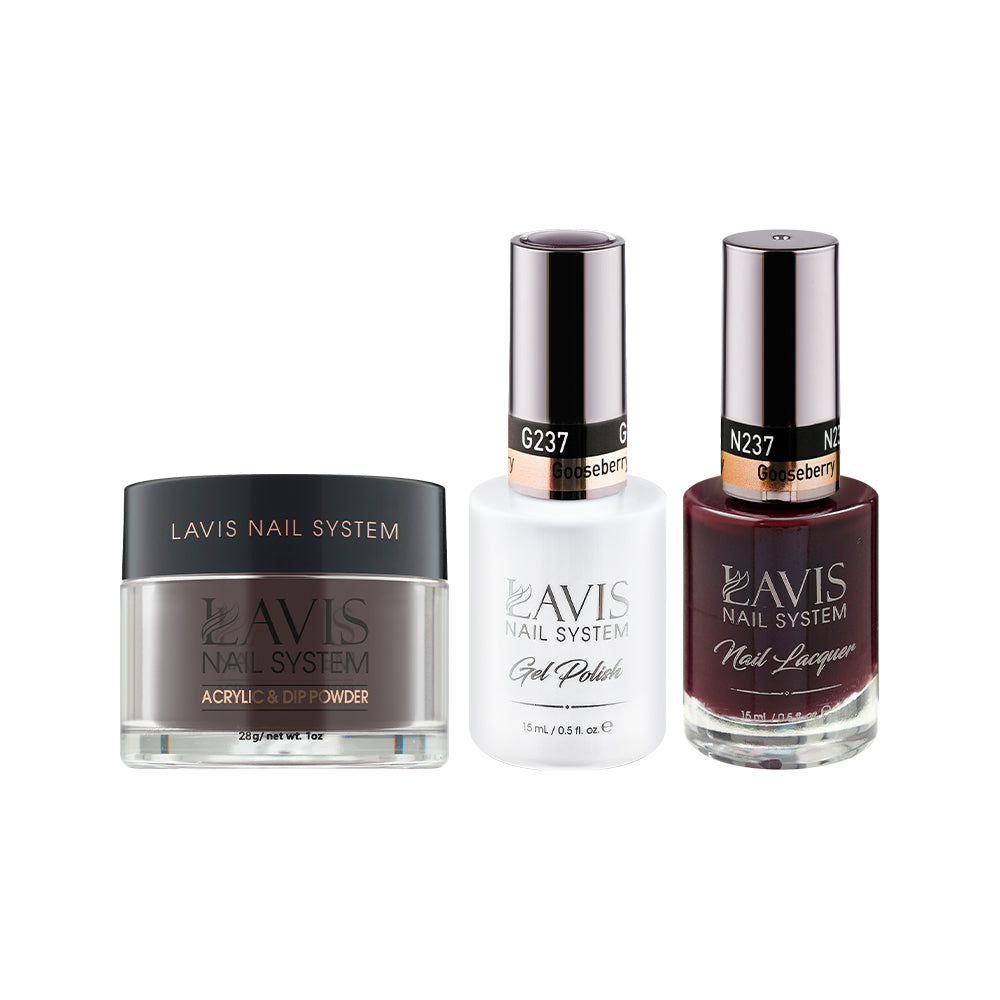 LAVIS 3 in 1 - 237 Gooseberry - Acrylic & Dip Powder, Gel & Lacquer